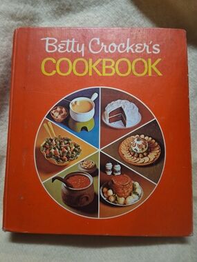 Betty Crocker Cookbook - Red Cover with Yellow Title